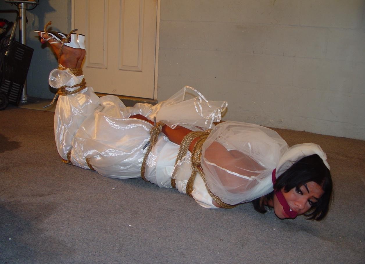 Bride bound and gagged
